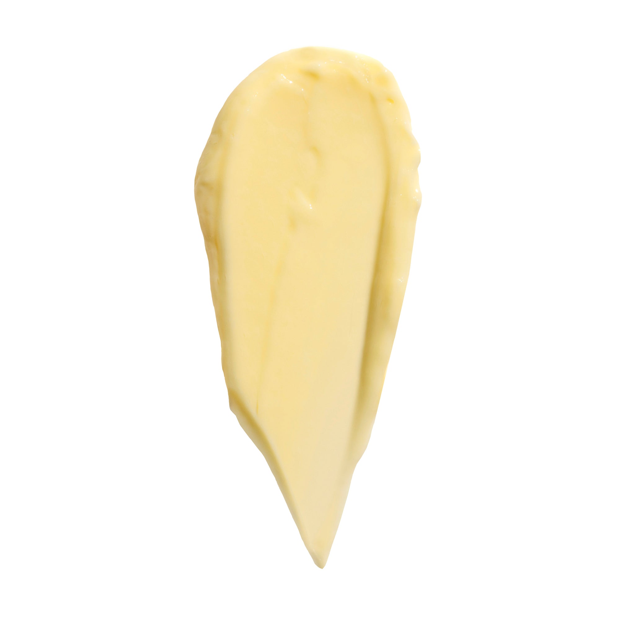 Nopalera Swatch of light yellow cream  on a white background