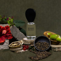 Luxury Mexican perfume Bosque Místico by Nopalera with citrus and spice notes